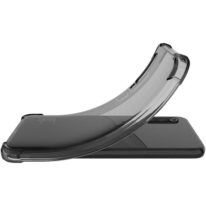 IMAK Silky Anti-drop Ultra Thin TPU Shell Case + Screen Protector Film for OnePlus Nord N100 - Transparent Black - 5