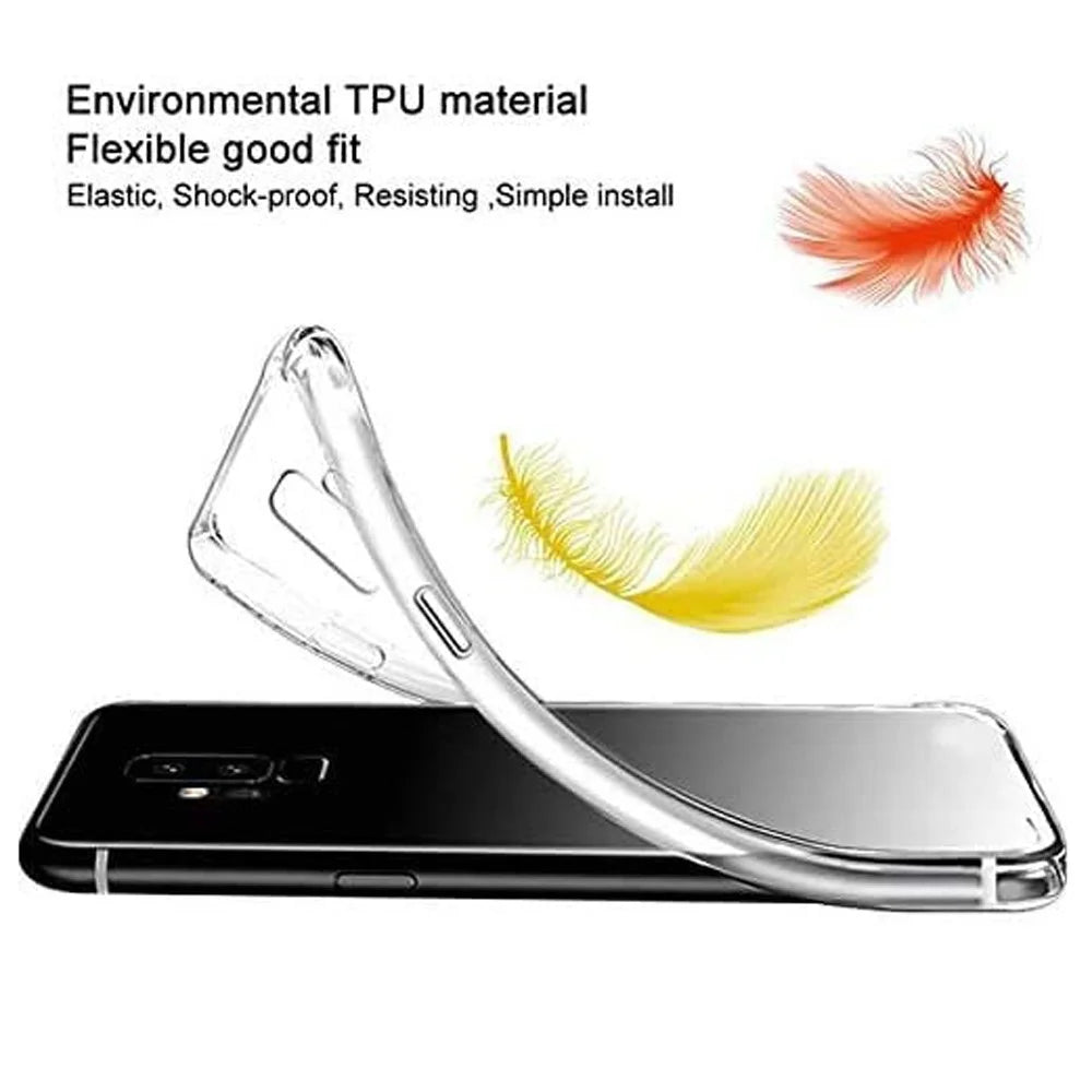 Phone Case for OnePlus Nord N100 TPU Back Shell + Tempered Glass Screen Protector - 2