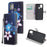 Cross Texture Pattern Printing Leather Wallet Stand Cover with Strap for 	OnePlus Nord N10 5G - Beautiful Flower - 1
