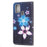 Cross Texture Pattern Printing Leather Wallet Stand Cover with Strap for 	OnePlus Nord N10 5G - Beautiful Flower - 3