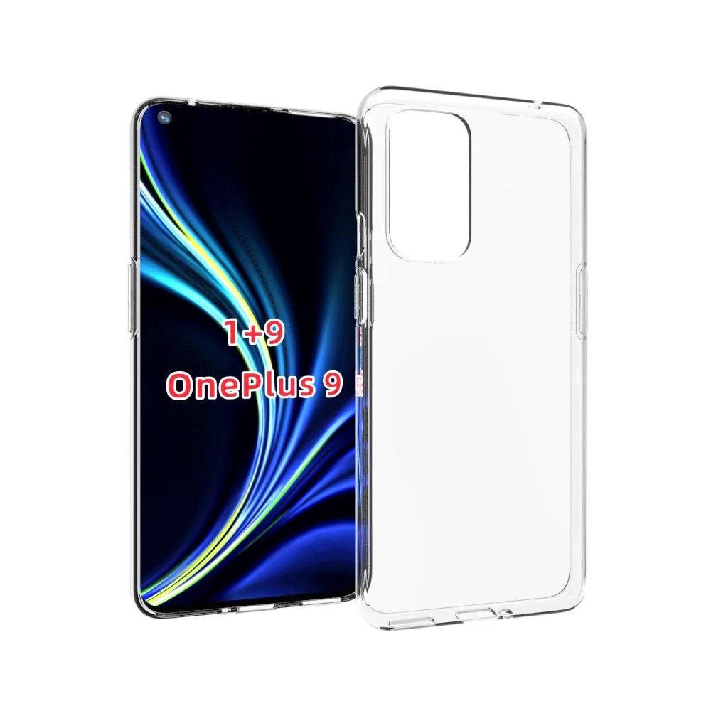 10Pcs/Pack for OnePlus 9 (EU/US) (IN/CN) Phone Case Watermark Resistant Flexible TPU Cover - 1