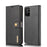 DG.MING Wallet Split Leather Cover Detachable 2-in-1 PC Back Case for OnePlus 8T - Black - 2