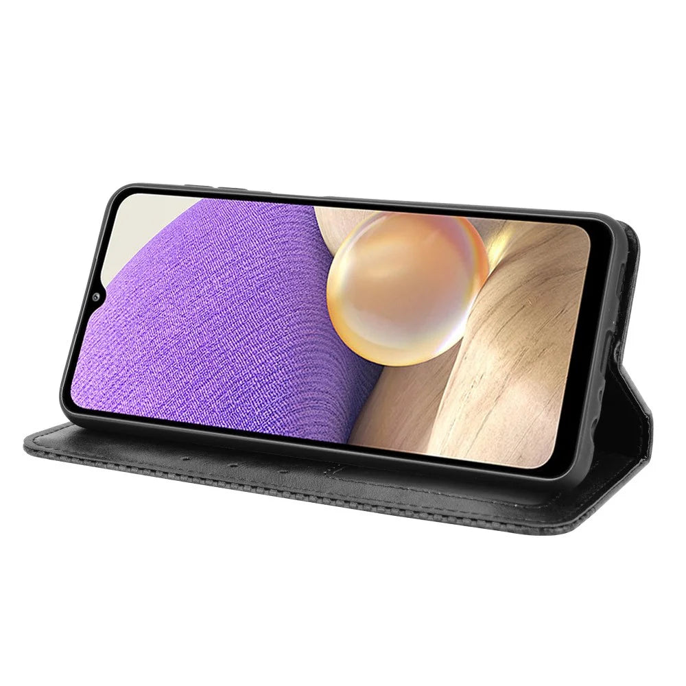 Magnetic Vintage Style Wallet Stand Phone Case Cover for OnePlus 9 (EU / US Version) - Black - 2