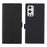 VILI DMK Series Double Magnetic Clasp Cross Texture Leather Wallet Stand Cover Case for OnePlus 9 Pro - Black - 1