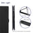 VILI DMK Series Double Magnetic Clasp Cross Texture Leather Wallet Stand Cover Case for OnePlus 9 Pro - Black - 4