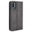 Magnetic Vintage Style Wallet Stand Phone Case Cover for OnePlus 9R - Black - 3