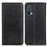 Shockproof Phone Case for OnePlus Nord CE 5G Anti-drop Protective Wallet Stand Shell Folio Flip Cover - Black - 1