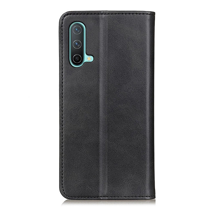 Shockproof Phone Case for OnePlus Nord CE 5G Anti-drop Protective Wallet Stand Shell Folio Flip Cover - Black - 3