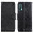 Wallet Design Full-Protection Nappa Texture Split Leather Stand Phone Cover Shell for OnePlus Nord CE 5G - Black - 1