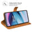 Magnetic Square Clasp Wallet Stand Leather Case Protector for OnePlus Nord CE 5G - Orange - 5