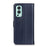 Wallet Design Magnetic Clasp Mobile Phone Leather Shell with Stand for OnePlus Nord 2 5G - Blue - 3