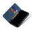 Full Coverage Jeans Cloth Texture PU Leather Wallet Stand Case for OnePlus Nord 2 5G - Blue - 5