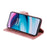 Zipper Pocket Wallet PU Leather Phone Case Shell with Stand for OnePlus Nord CE 5G - Rose Gold - 6