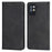 For OnePlus 8T Auto-absorbed TPU+PU Leather Wallet Phone Shell Supporting Stand Phone Case - Black - 1