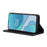For OnePlus 8T Auto-absorbed TPU+PU Leather Wallet Phone Shell Supporting Stand Phone Case - Black - 6