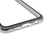 Double Side Tempered Glass Phone Case + Metal Frame with Lock Ultra Clear Cover for OnePlus Nord CE 5G - Silver - 4
