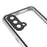 Double Side Tempered Glass Phone Case + Metal Frame with Lock Ultra Clear Cover for OnePlus Nord CE 5G - Silver - 5
