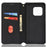 PU Leather Cover + Inner TPU Phone Case 3D Rhombus Pattern Shockproof Protector with Stand Wallet for OnePlus 10 Pro 5G - Black - 6