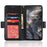 Litchi Texture Double Magnetic Clasp Leather Case for OnePlus Nord, Stand Wallet Folio Flip Phone Cover - Black - 4