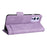 For OnePlus 9 (EU / US Version) Leather+TPU Dual-layer Defense Side Magnetic Clasps Hardware Design Flip Phone Case with Wallet Stand - Purple - 6