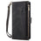 ESEBLE For OnePlus 10 Pro 5G Foldable Stand Wallet Cover Multi-functional Zipper Pocket Cell Phone Case - Black - 3