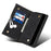 ESEBLE For OnePlus 10 Pro 5G Foldable Stand Wallet Cover Multi-functional Zipper Pocket Cell Phone Case - Black - 6