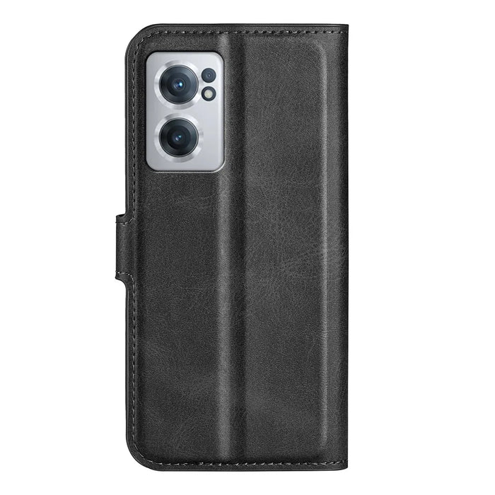 Wallet Phone Case for OnePlus Nord CE 2 5G Protective Folio Flip Cover Magnetic Closure PU Leather Case with Stand - Black - 3