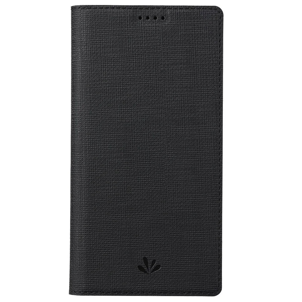 VILI DMX Series for OnePlus Nord CE 2 5G, Automatic Absorption Leather Phone Case Stand Cover with Single Card Slot - Black - 7