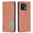 For OnePlus 10 Pro Leather Case with Card Holder Imprinting Pattern Phone Stand Cover - Brown - 1