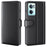 For OnePlus Nord CE 2 5G Case Genuine Split Leather Phone Cover with Wallet Stand - Black - 1
