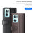 For OnePlus Nord CE 2 5G Case Genuine Split Leather Phone Cover with Wallet Stand - Black - 4