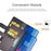 For OnePlus Nord CE 2 5G Case Genuine Split Leather Phone Cover with Wallet Stand - Black - 5
