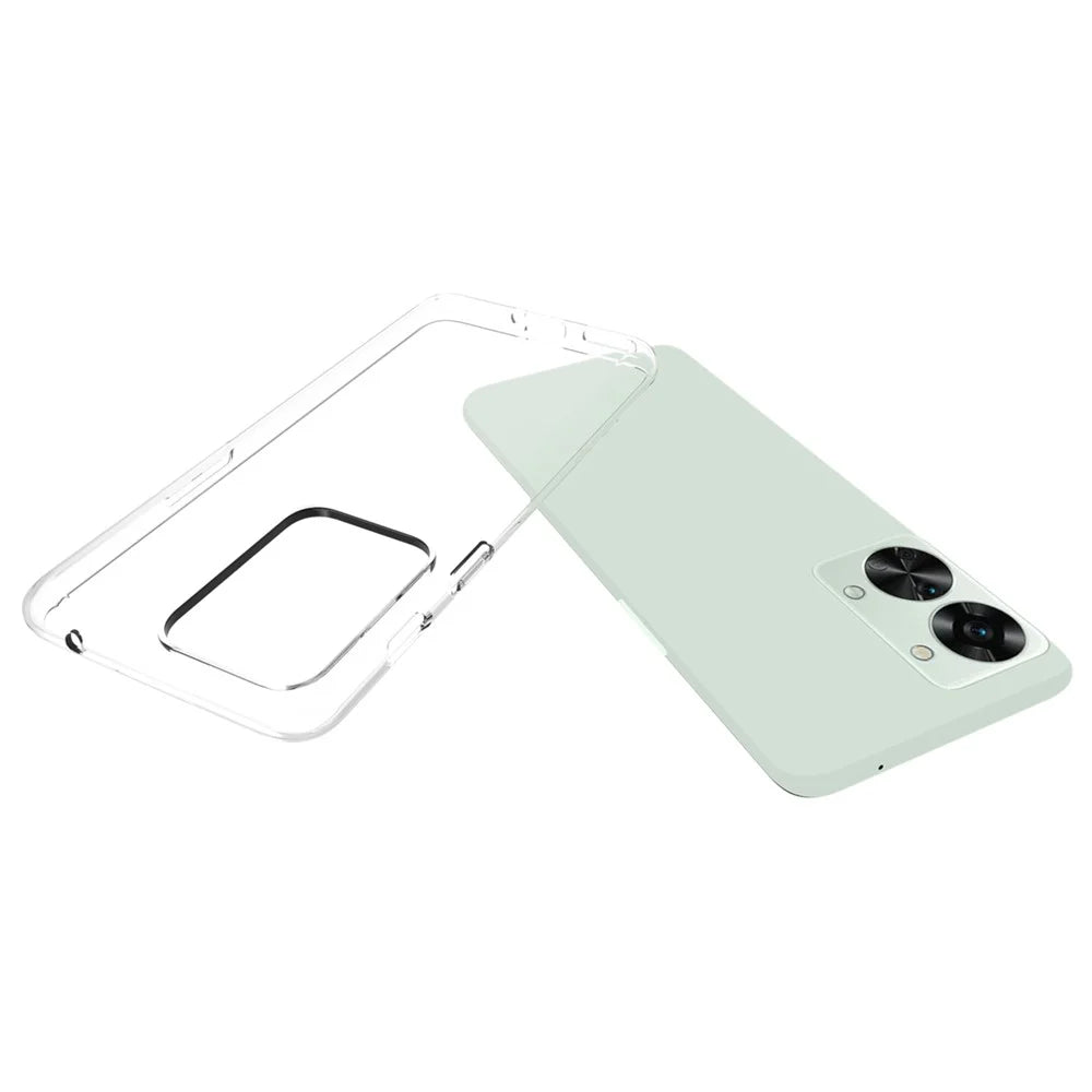 10Pcs/Pack For OnePlus Nord 2T 5G Anti-dust Phone Case Precise Cutouts Clear TPU Inner Watermark-Free Phone Cover - 5