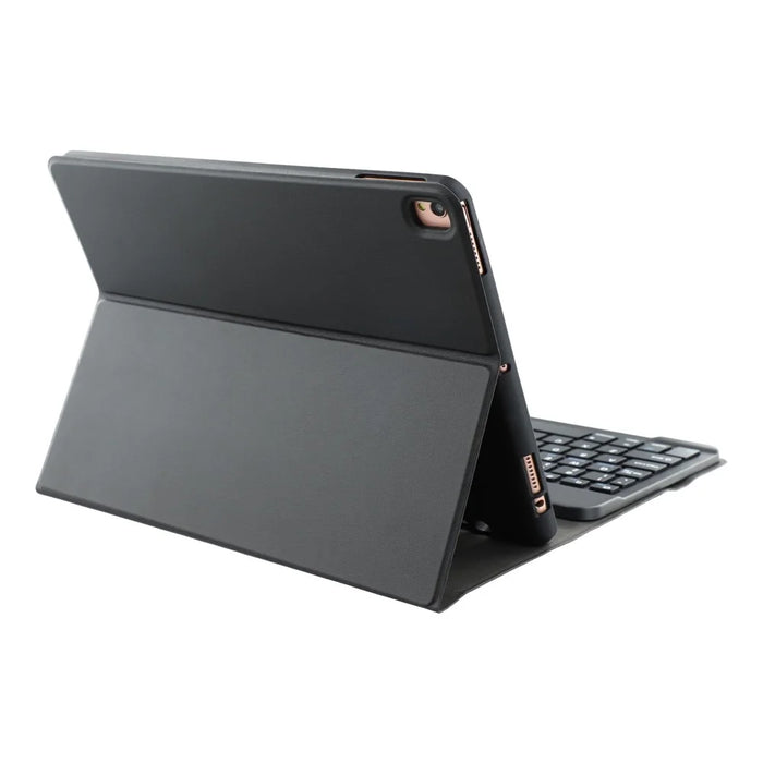 2-in-1 Bluetooth-compatible Keyboard with Removable Leather Stand Protective Case and Pen Slot for iPad Pro 10.5-inch (2017) - Black - 3
