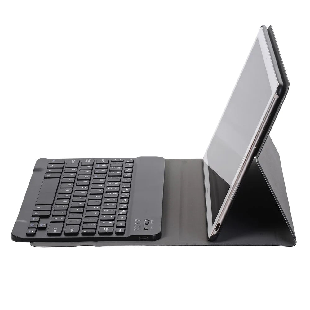 Black - Slim Leather Stand Case with Detachable Bluetooth-compatible Keyboard for Huawei Mediapad M5 10 / M5 10 (Pro) - 4