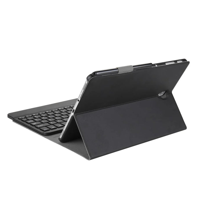 Detachable Bluetooth-compatible Keyboard PU Leather Protection Cover Case for Samsung Galaxy Tab A 10.5 (2018) T590 T595 - Black - 5