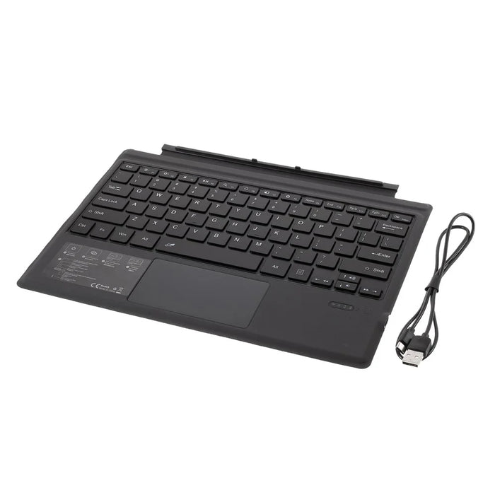 Keyboard Case for Microsoft Surface Pro 7 / 6 / 5 / 4 / 3 Magnetic PU Leather Cover Bluetooth-compatible Keyboard with Touchpad - 5