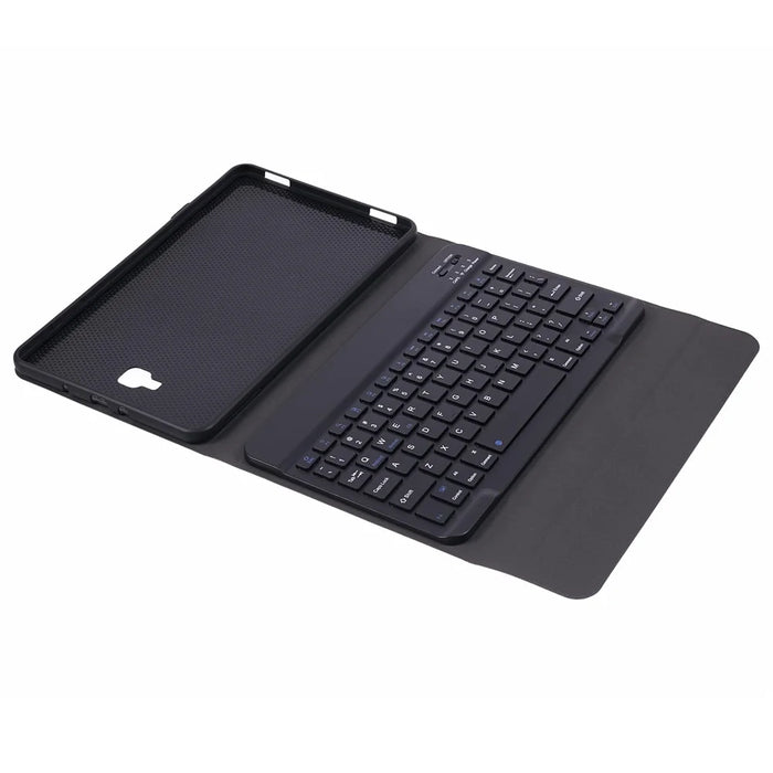 Detachable Bluetooth-compatible Keyboard Litchi Texture Leather Stand Case for Samsung Galaxy Tab A 10.1 (2016) / T580 / T585 - Black - 7