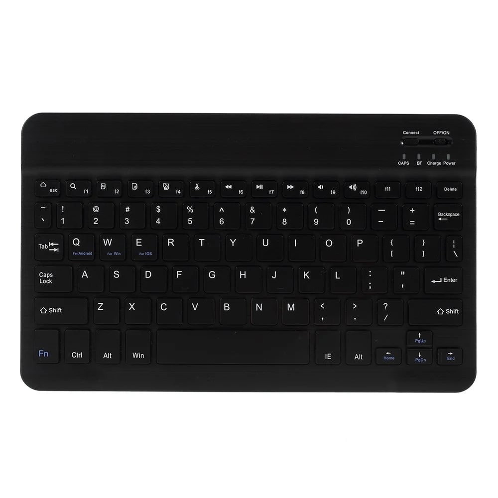 Detachable Smart Bluetooth-compatible Keyboard Leather Stand Case for Samsung Galaxy Tab S5e SM-T720 / SM-T725 - Black - 2