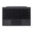 Ultra-Slim PU Leather Magnetic Wireless Bluetooth-compatible Keyboard with Trackpad for Microsoft Surface Pro 6 / 5 / 4 / 3 - Dark Grey - 1