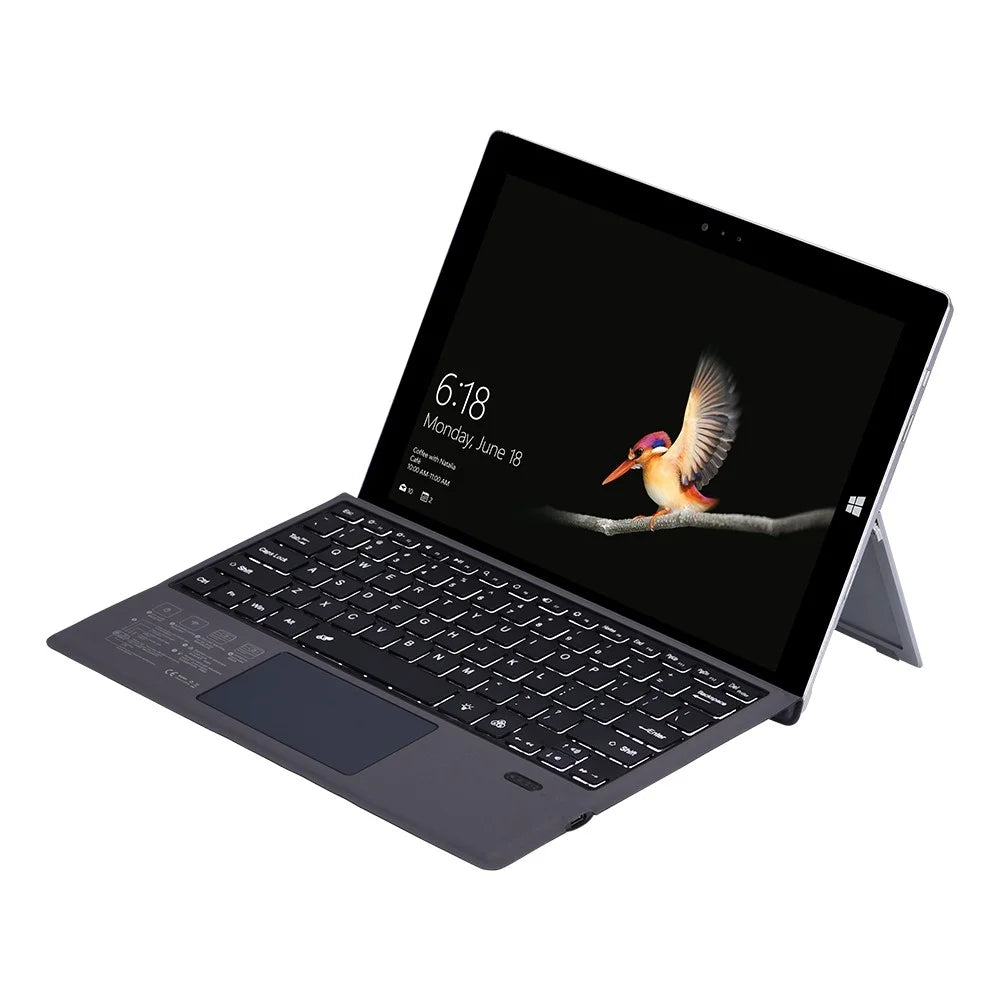 SF-1089D Microfiber Leather Magnetic Wireless Bluetooth-compatible Keyboard for Microsoft Surface Pro 6/5/4/3 - 6