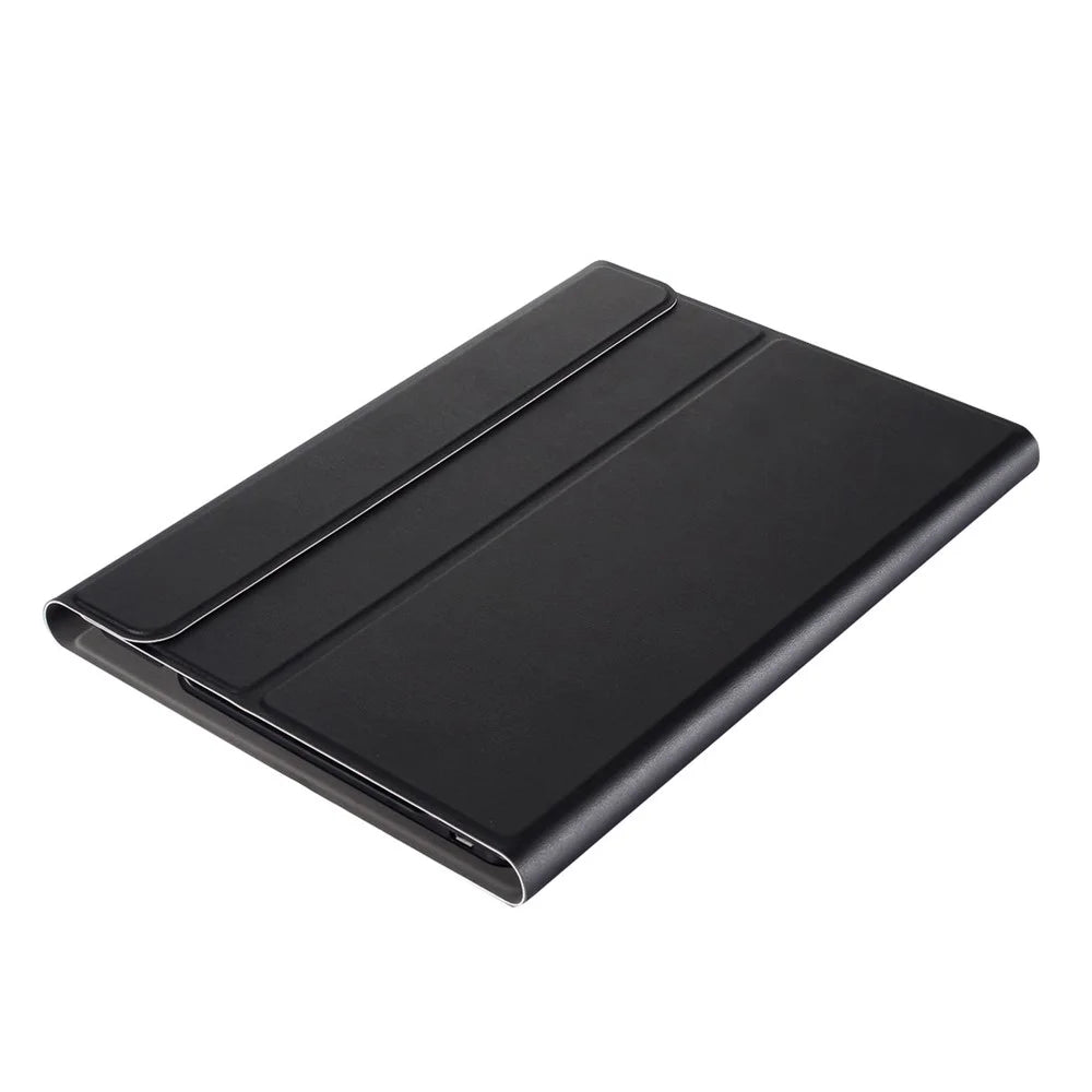 Detachable Bluetooth-compatible Keyboard + PU Leather Tablet Shell for Samsung Galaxy Tab S6 T860 / T865 - Black - 5