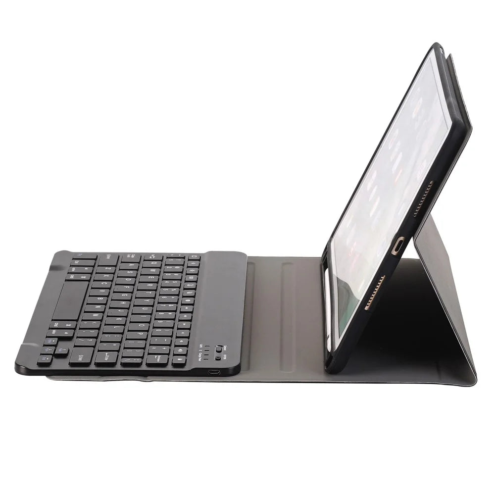 2 in 1 Bluetooth-compatible Keyboard Leather Case for iPad 10.2 (2021) / (2020) / (2019) / Air 10.5 inch (2019) / Pro 10.5-inch (2017) (A102B) - Black - 6