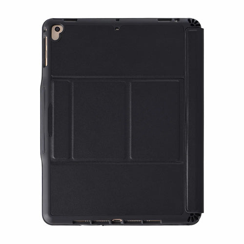T-205 Detachable Bluetooth-compatible Keyboard + TPU Tablet Casing for iPad 9.7-inch (2018) (2017)/iPad Air 2/Air (2013), Etc - Black - 1