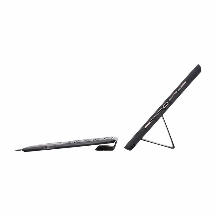 T-205 Detachable Bluetooth-compatible Keyboard + TPU Tablet Casing for iPad 9.7-inch (2018) (2017)/iPad Air 2/Air (2013), Etc - Black - 6