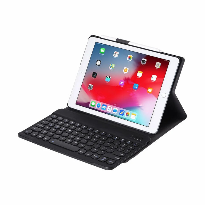 FT0301 Bluetooth-compatible Wireless Smart Keyboard Shell for Apple iPad 9.7-inch (2018)/(2017) /iPad Pro 9.7 inch (2016) / iPad Air/Air 2 - Black - 4