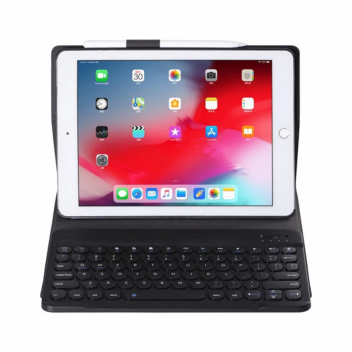 FT0301 Bluetooth-compatible Wireless Smart Keyboard Shell for Apple iPad 9.7-inch (2018)/(2017) /iPad Pro 9.7 inch (2016) / iPad Air/Air 2 - Black - 5