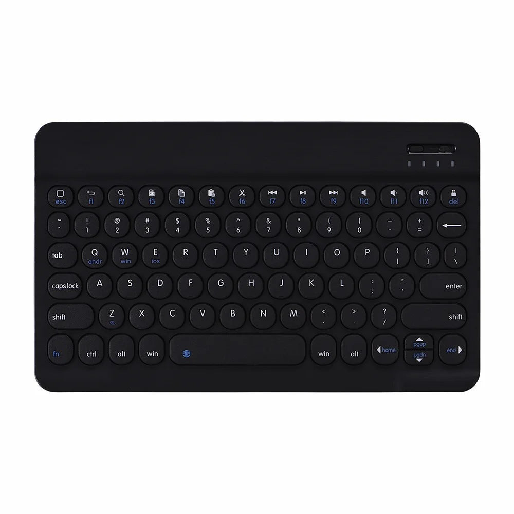 Universal Portable Bluetooth-compatible 3.0 Keyboard for Tablets - Black - 1
