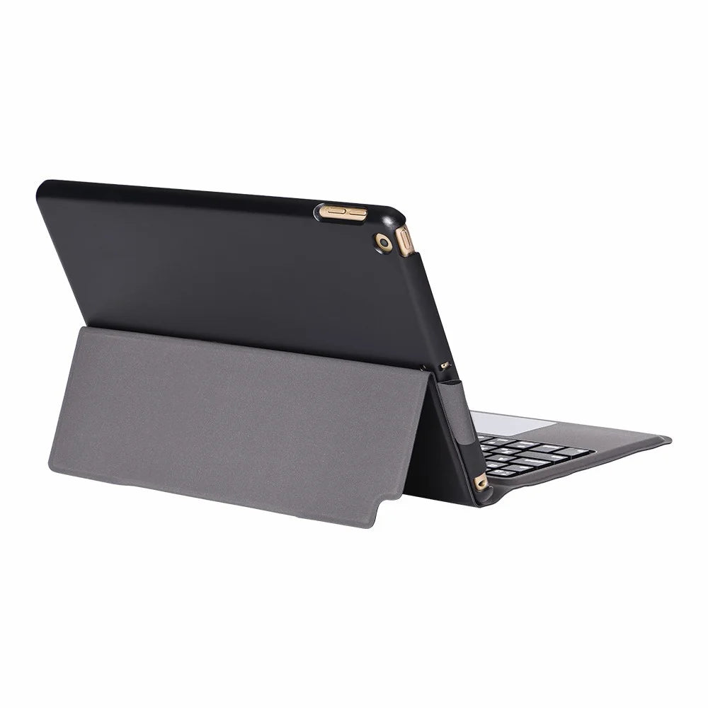 T1095 Ultra-thin Bluetooth-compatible Keyboard with Touchpad + Leather Case for iPad 10.2 (2021)/(2020)/(2019) - Black - 7