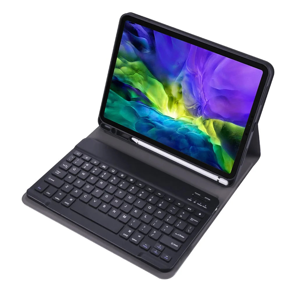 For iPad Air 11 (2026) / (2025) / (2024) / Air (2020) / (2022) / Pro 11 (2018) / (2020) / (2021) / (2022) A11B-A Bluetooth-Compatible Keyboard Case - Black - 3